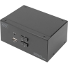 Digitus | KVM Switch, 2-Port, Dual Display, 4K, DisplayPort | DS-12862