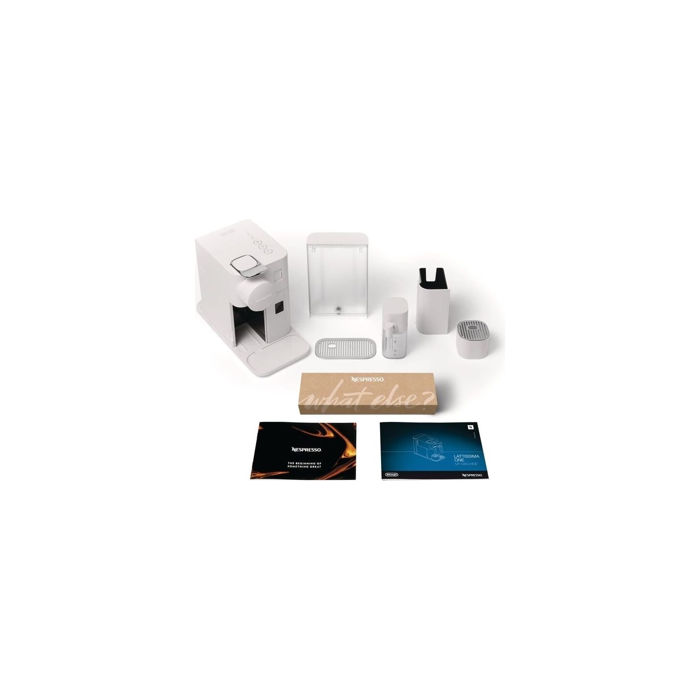 Delonghi | Coffee Machine | EN510.W Lattissima One | Pump pressure 19 bar | Built-in milk frother | Automatic | 1450 W | White