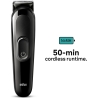 Braun Trimmer | 6-in-1 Style Kit 3 MGK3410 | Cordless | Number of length steps 13 | Black