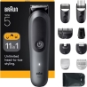 Braun 11-in-1 Grooming Kit | All-in-One Kit Series 5 AIO5560 | Cordless | Number of length steps 14 | Grey/Black