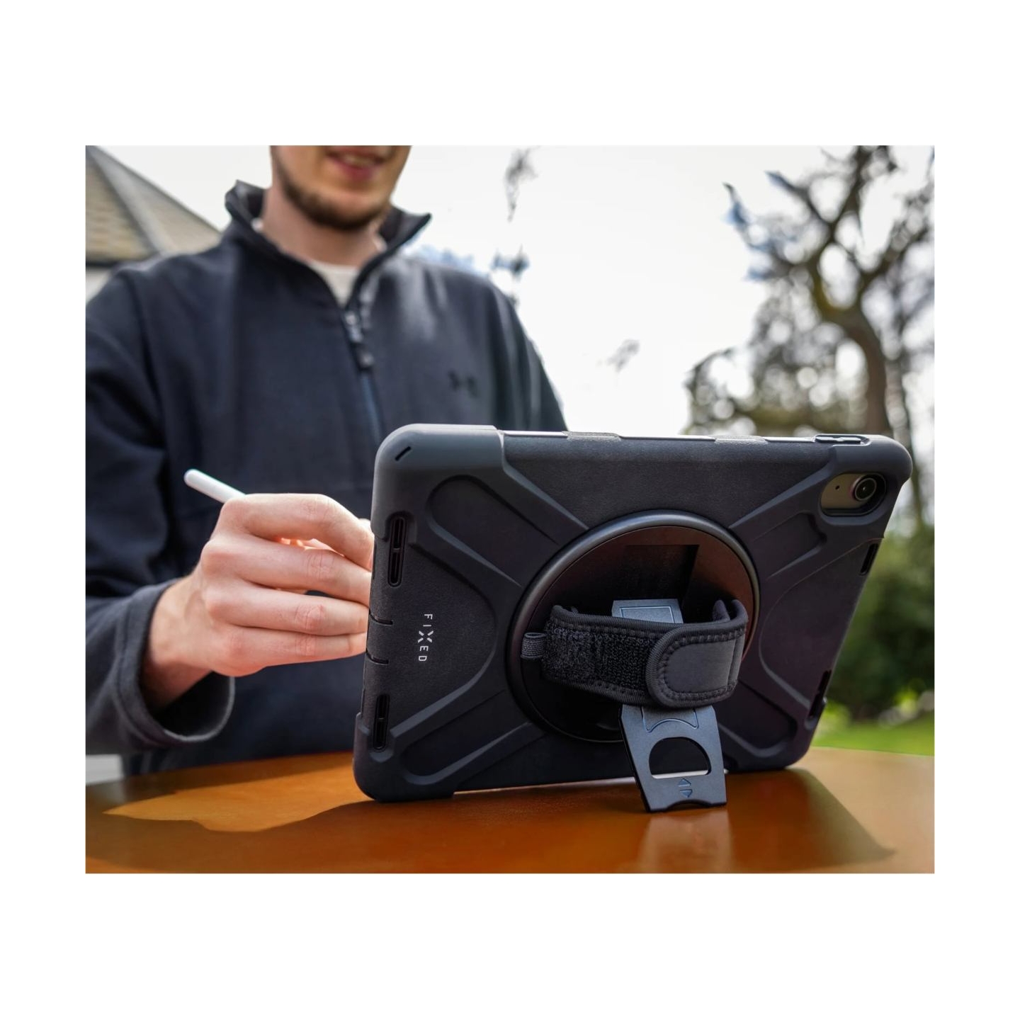 Fixed Rugged Tab Case | Apple | iPAD 10.9"/11" | Silicone/Polycarbonate | Black