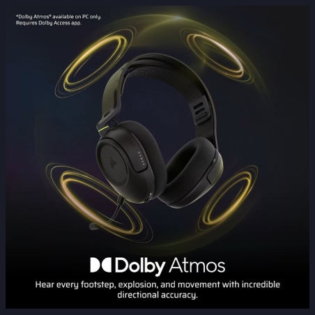 Corsair Gaming Headset | HS35 v3 | Bluetooth | Over-Ear | Microphone | Carbon | Wireless