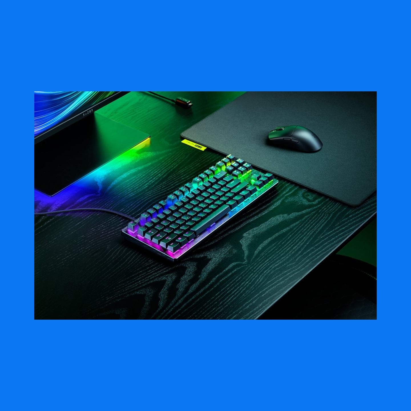 Razer Hall Effect Magnetic Esports Keyboard | Huntsman V3 HE Magnetic Tenkeyless 8KHz | Keyboard | Wireless | US | Razer Hall Ef