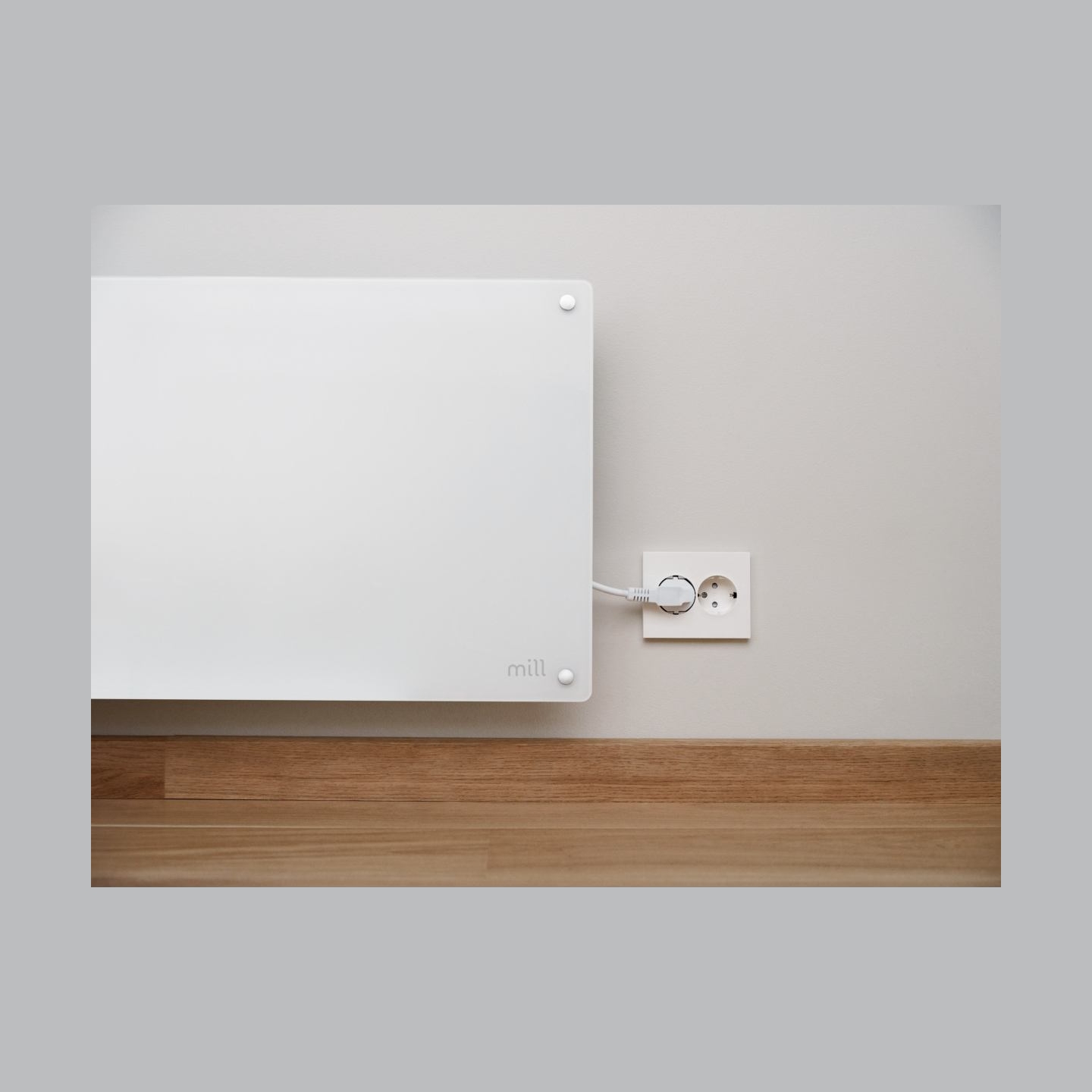 Mill Glass Smart WiFi Panel Heater Gen. 4 | GL1300WIFI4 | Panel Heater | 1300 W | Suitable for rooms up to 15-19 m² | White