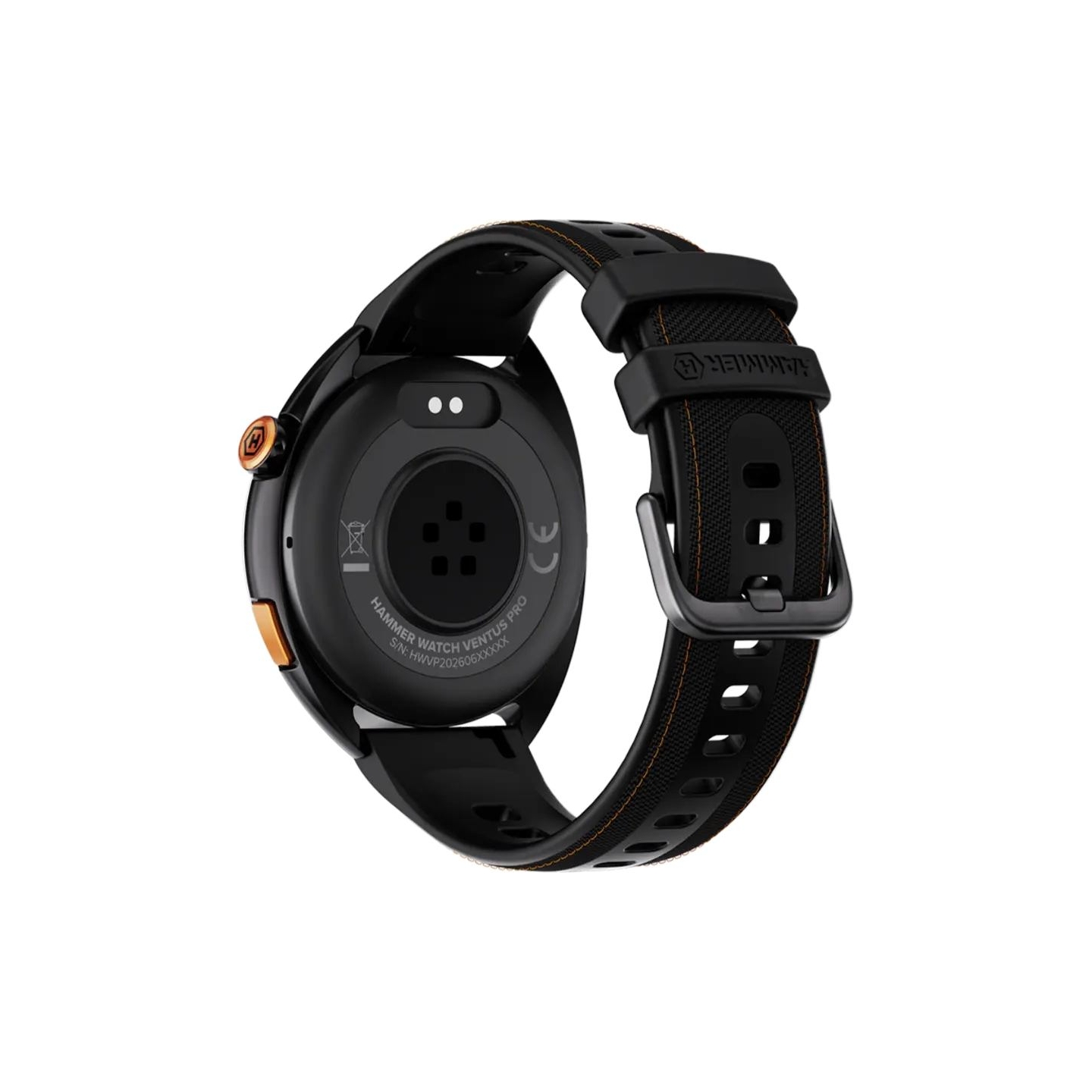 Hammer Ventus PRO | Smart watch | GPS (satellite) | AMOLED | 1.43" | Waterproof | Black