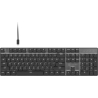 Natec Amberjack | Keyboard | Wired | US | Linear | White backlight, Hot-swappable switches, Anti-ghosting, Built-in memory, Macr