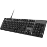 Natec Amberjack | Keyboard | Wired | US | Linear | White backlight, Hot-swappable switches, Anti-ghosting, Built-in memory, Macr