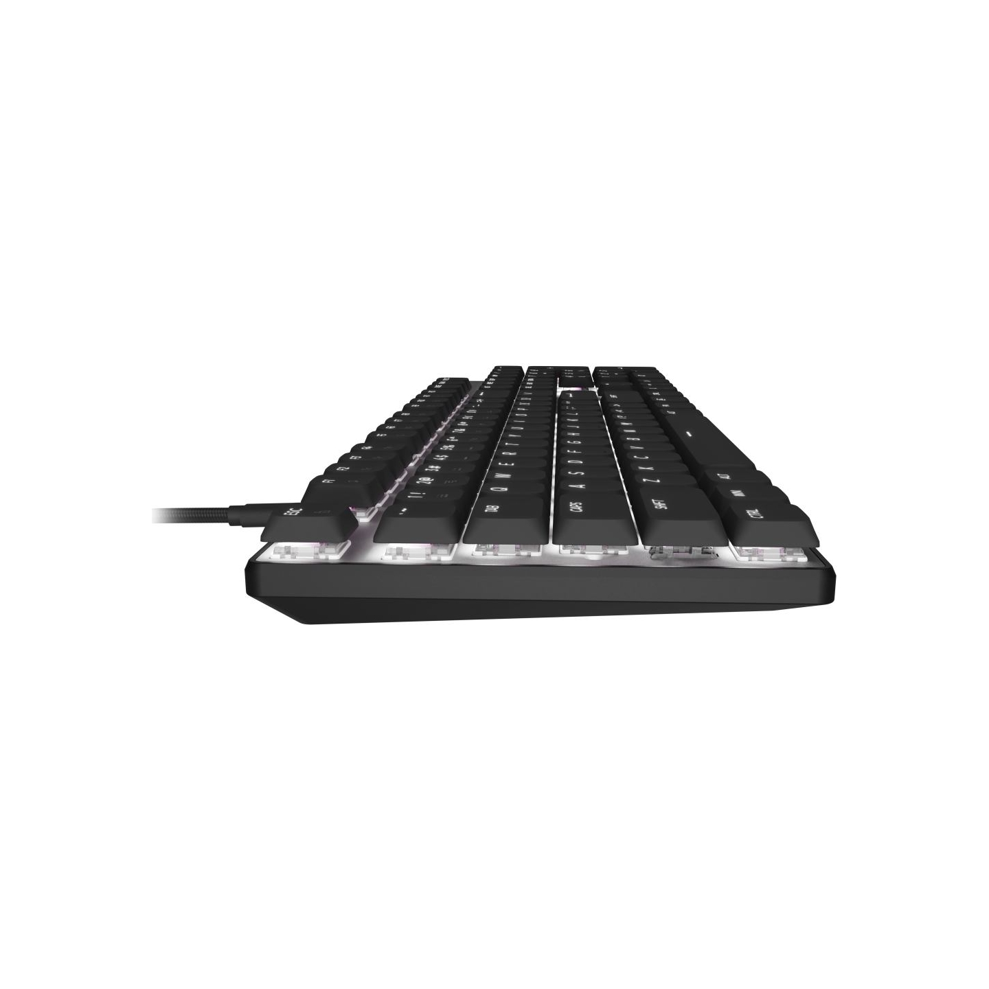 Natec Amberjack | Keyboard | Wired | US | Linear | White backlight, Hot-swappable switches, Anti-ghosting, Built-in memory, Macr
