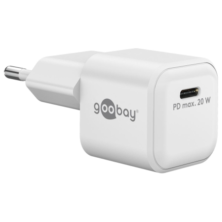 Goobay 20 W USB-C PD GaN Fast Charger Nano | USB-C