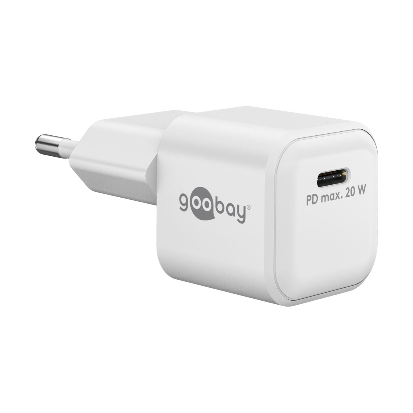 Goobay 20 W USB-C PD GaN Fast Charger Nano | USB-C