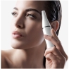 Braun Face Facial Epilator and Brush | SE810 | Number of power levels 1 | Wet & Dry | White/Silver