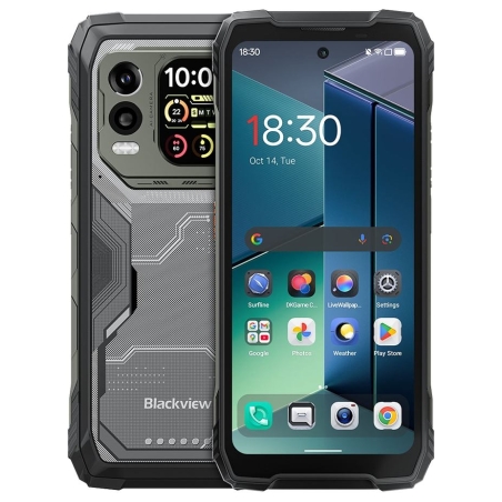 Blackview XPLORE 1 PRO Rugged Phone 5G 6.78 inch FHD 2.4k 2460x1080 120Hz + 2.01 inch 296x240 12/256Gb MT 7050 Octa-Core 2.4GHz 
