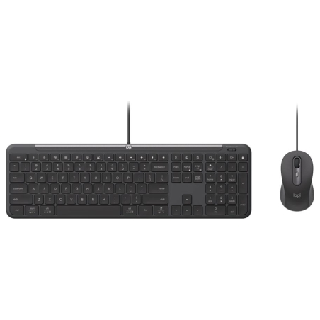 Logitech WIRED COMBO MK620 FOR BUSINESS - GRAPHITE - PAN - USB - NORDIC-613 - USB-C MK620B