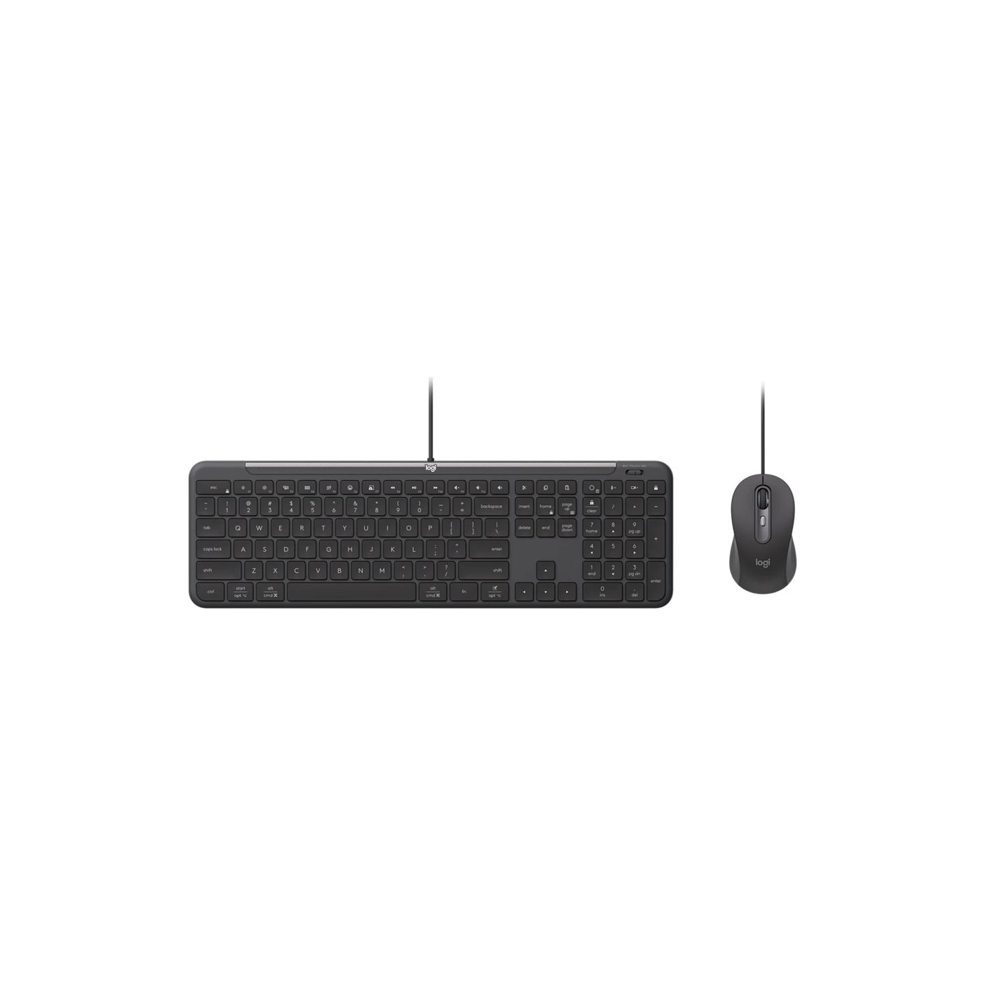 Logitech WIRED COMBO MK620 FOR BUSINESS - GRAPHITE - PAN - USB - NORDIC-613 - USB-C MK620B
