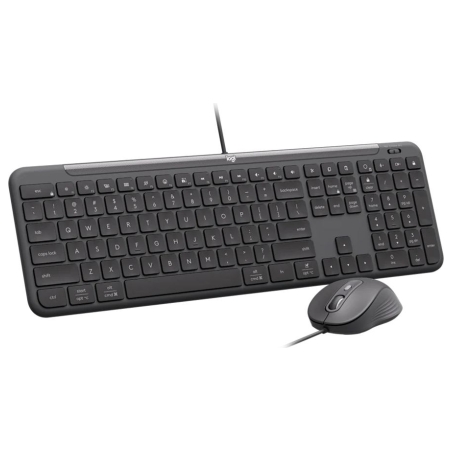 Logitech WIRED COMBO MK620 FOR BUSINESS - GRAPHITE - PAN - USB - NORDIC-613 - USB-C MK620B