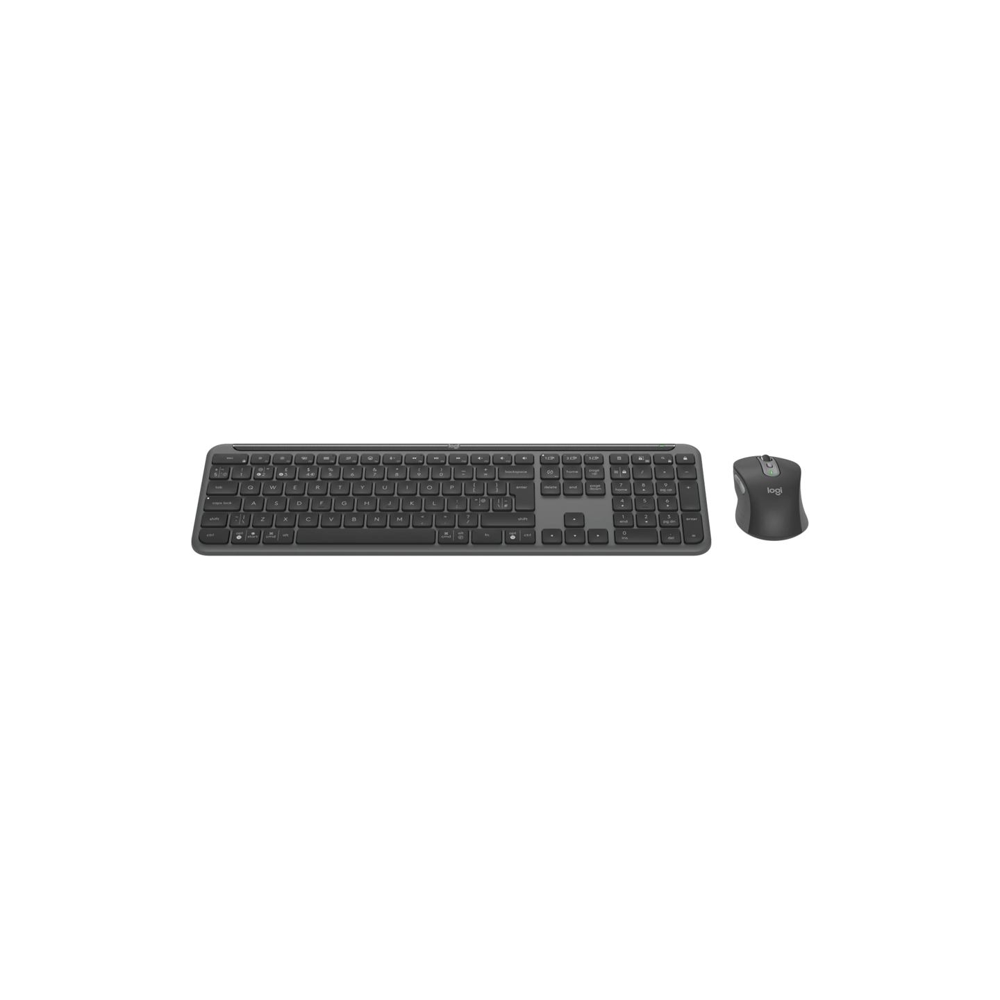 Logitech Signature Slim Wireless Keyboard and Mouse Combo MK950 - GRAPHITE - PAN - 2.4GHZ/BT - NORDIC-613