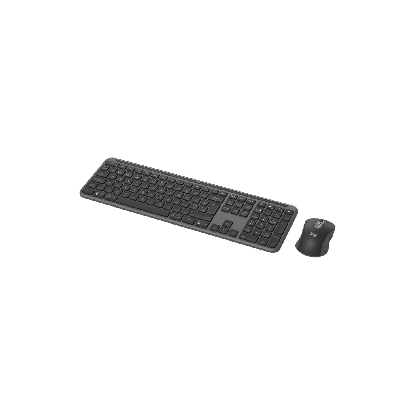 Logitech Signature Slim Wireless Keyboard and Mouse Combo MK950 - GRAPHITE - PAN - 2.4GHZ/BT - NORDIC-613
