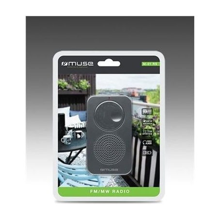 Muse | Pocket radio | M-01 RS | Black