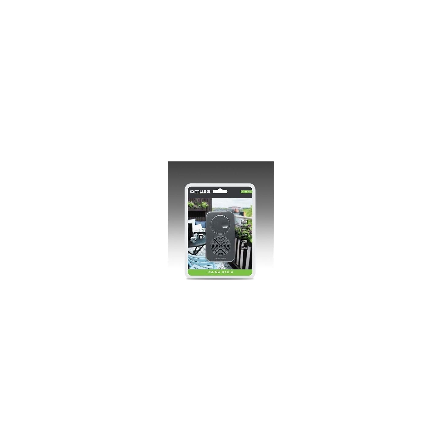 Muse | Pocket radio | M-01 RS | Black