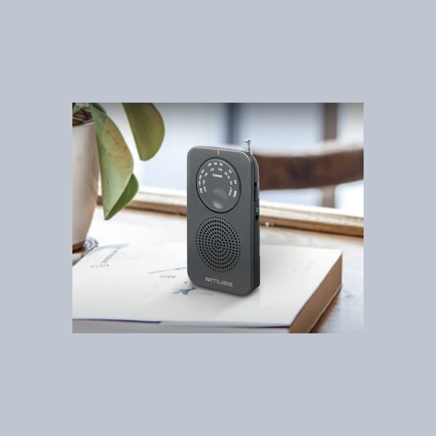 Muse | Pocket radio | M-01 RS | Black