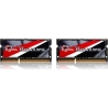 G.skill Memory SODIMM Ultrabook DDR3 16GB (2x8GB) Ripjaws 1600MHz CL9 - 1.35V Low Voltage