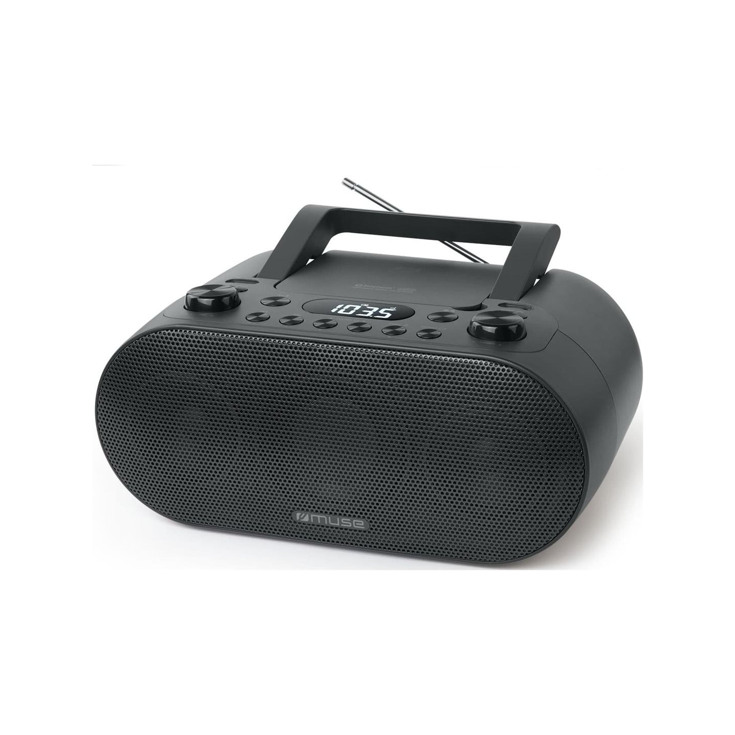 Muse | Portable Radio with Bluetooth and USB port | M-35 BT | AUX in | Black