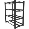 Lanberg Stand for batteries UPS 830X454 2x4(8) black OR01-830454-204-BK