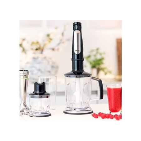Braun | MultiQuick 7 Hand Blender | MQ 7045X | Hand Blender | 1000 W | Number of speeds 6 | Chopper | Black/Stainless steel