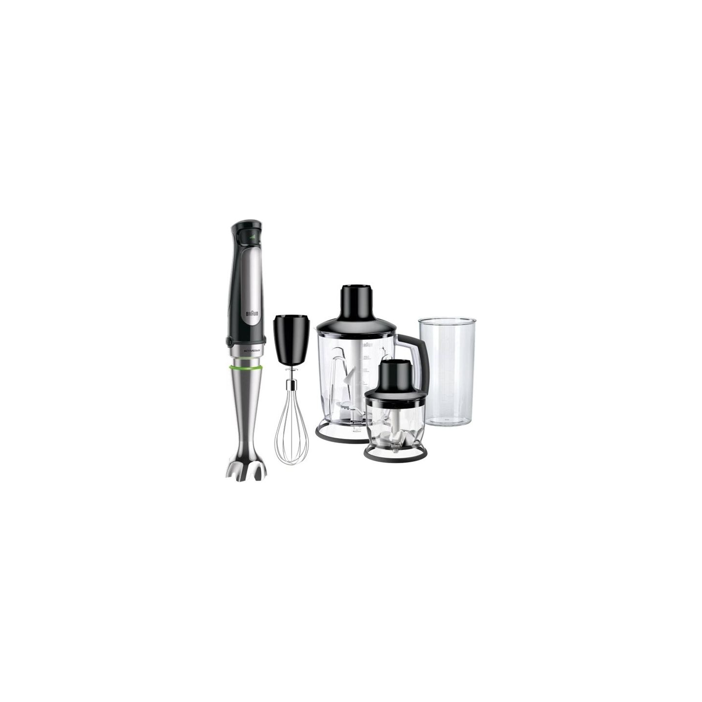Braun | MultiQuick 7 Hand Blender | MQ 7045X | Hand Blender | 1000 W | Number of speeds 6 | Chopper | Black/Stainless steel