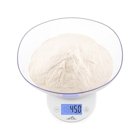 ETA | Kitchen scale with a bowl | ETA577090000 Mari | Graduation 1 g | Display type LCD | White