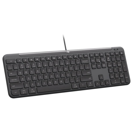 Logitech WIRED KB K620 FOR BUSINESS  - GRAPHITE - PAN - USB  - NORDIC-613 - USB-C K620B