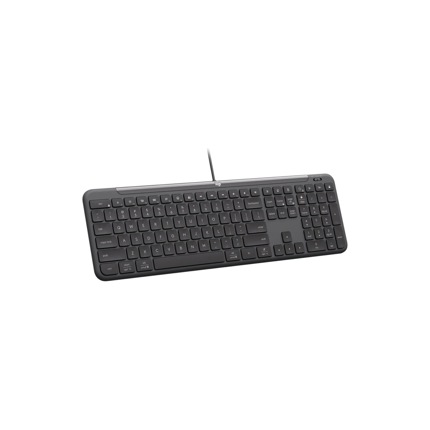 Logitech WIRED KB K620 FOR BUSINESS  - GRAPHITE - PAN - USB  - NORDIC-613 - USB-C K620B