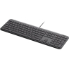 Logitech WIRED KB K620 FOR BUSINESS  - GRAPHITE - PAN - USB  - NORDIC-613 - USB-C K620B