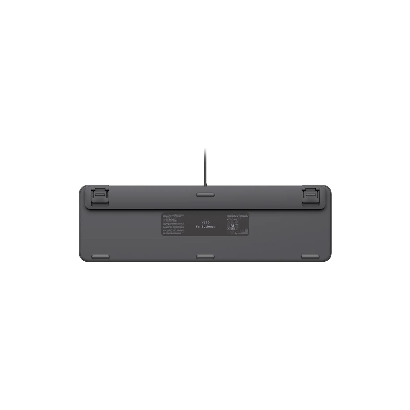 Logitech WIRED KB K620 FOR BUSINESS  - GRAPHITE - PAN - USB  - NORDIC-613 - USB-C K620B