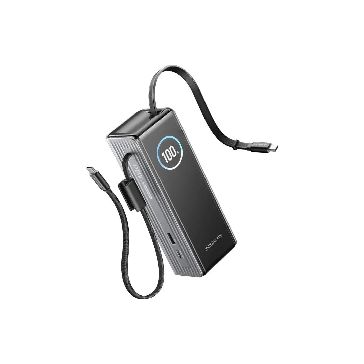 Ecoflow POWER BANK USB 25000MAH RAPID/170W SILVER 5023001030 ECOFLOW