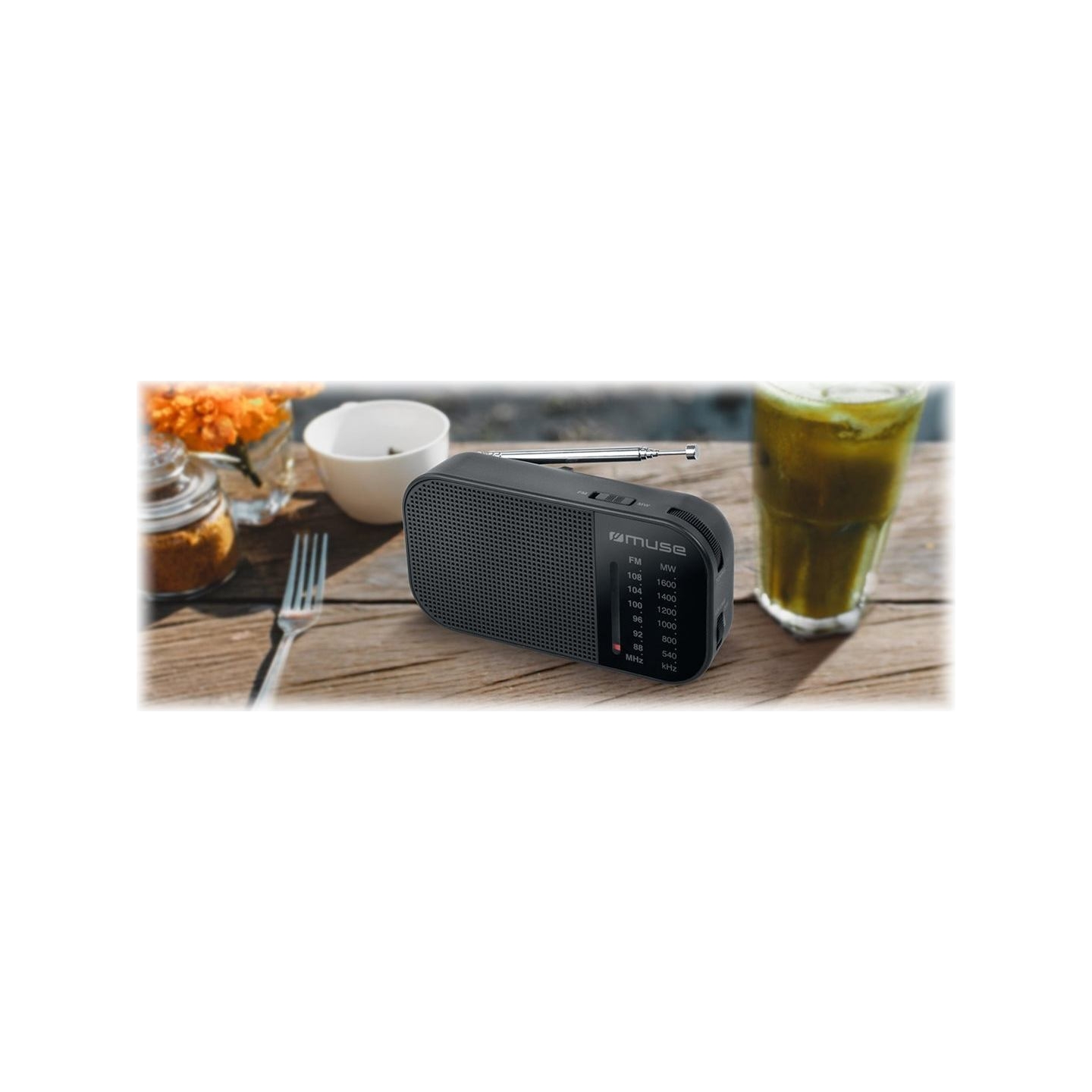 Muse | M-025 R | Portable radio | Black