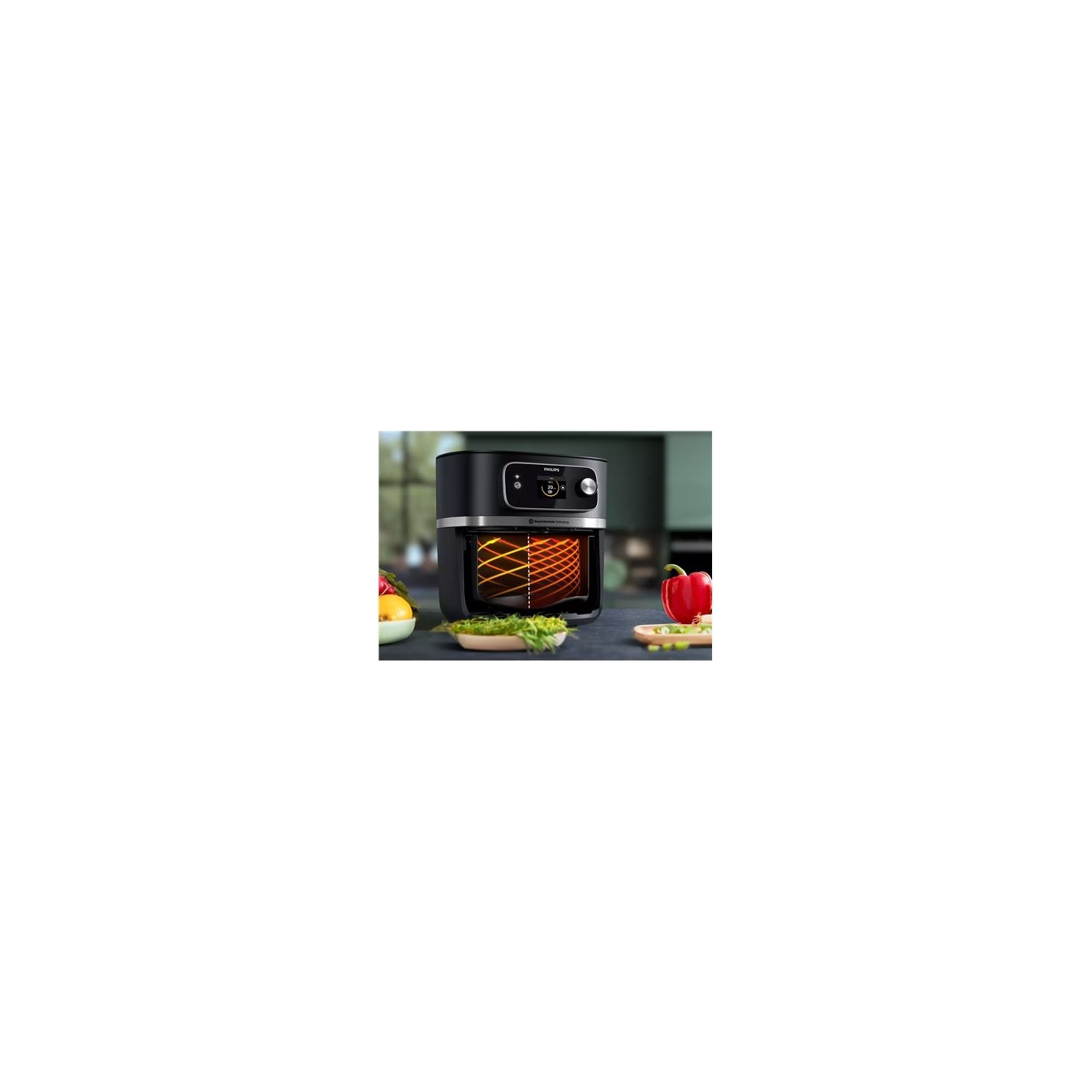 Philips | Airfryer Combi | HD9880/90 7000 XXL Connected | Power 2200 W | Capacity 8.3 L | Black