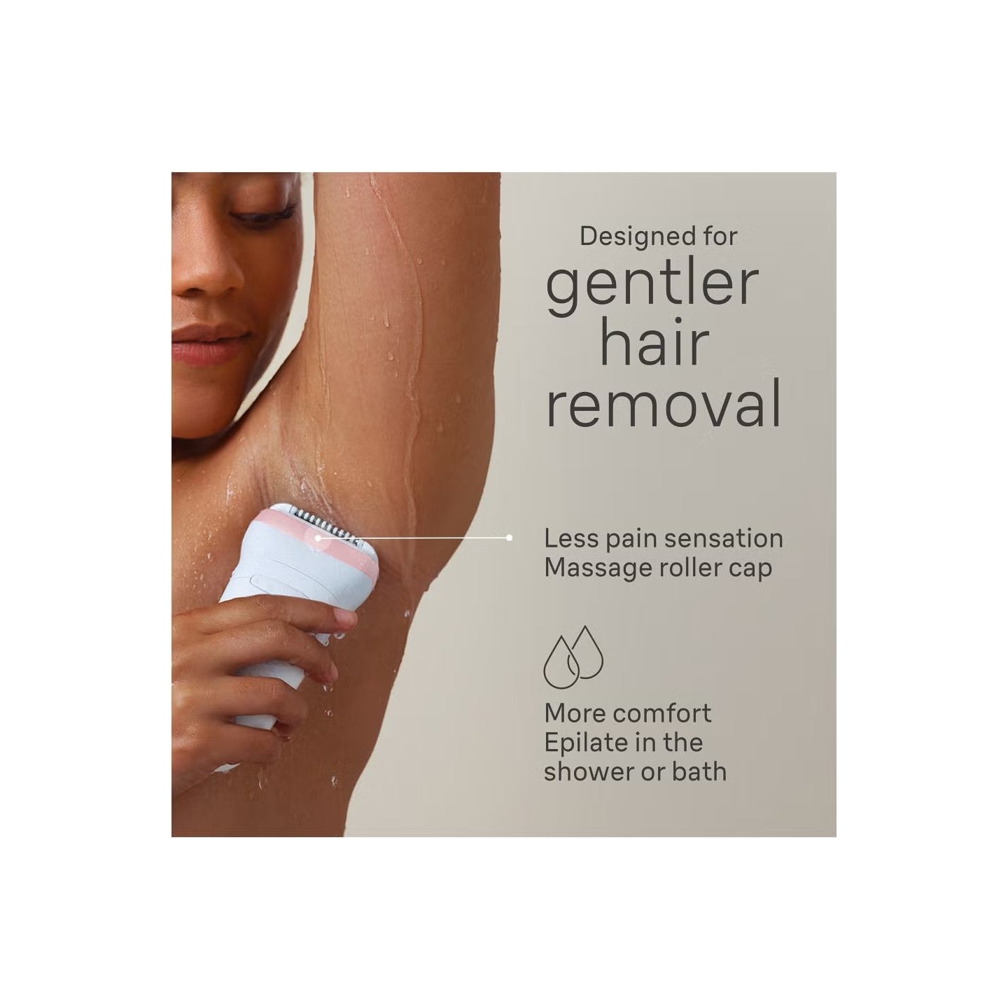 Braun | Epilator | Silk-épil Series 7 7-060 | Operating time (max) 40 min | Number of power levels 1 | Wet & Dry | White/Pink