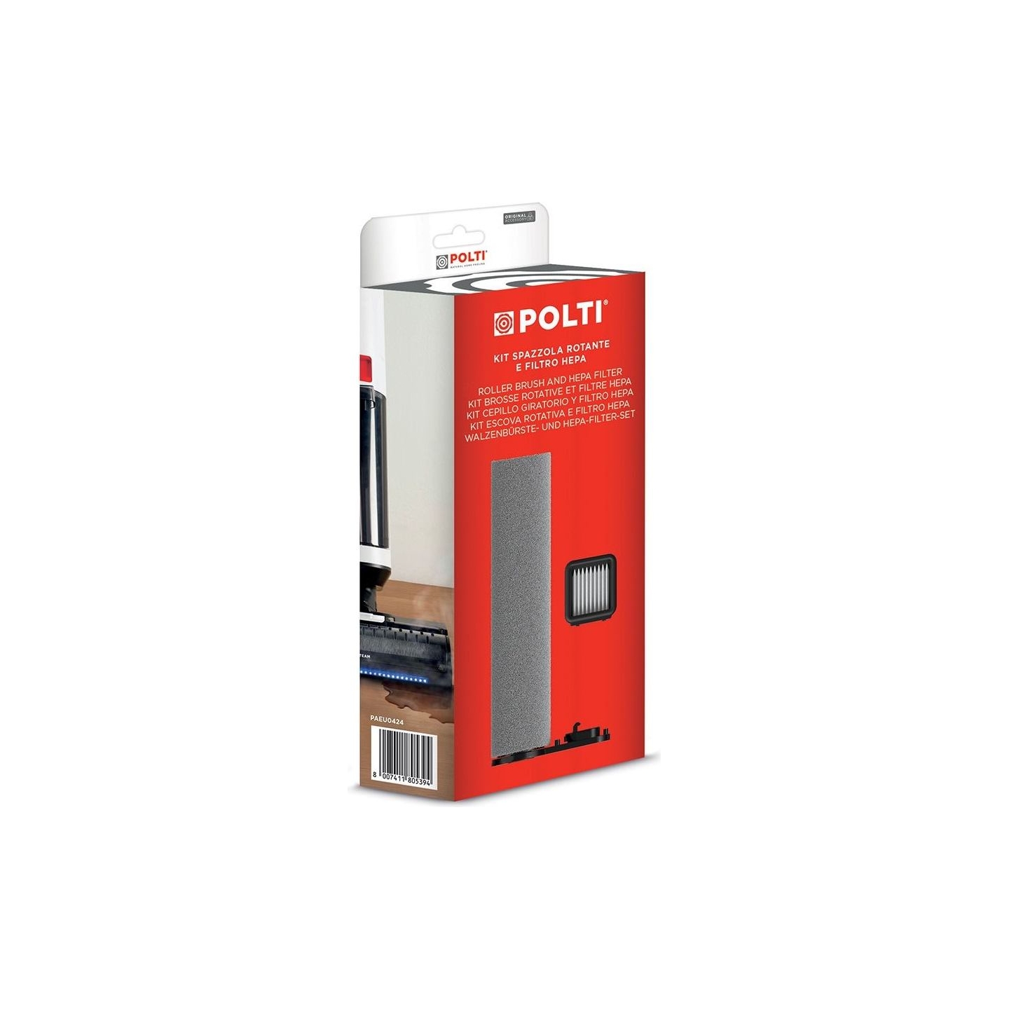 Polti Kit Roller brush and HEPA filter for Polti RollySteam | PAEU0424