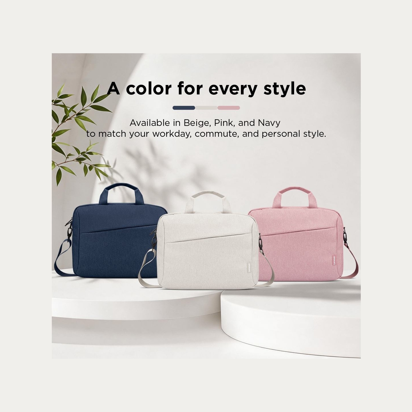 Lenovo Laptop Topload T210 | Fits up to size 16 " | Topload | Shoulder strap | Pink