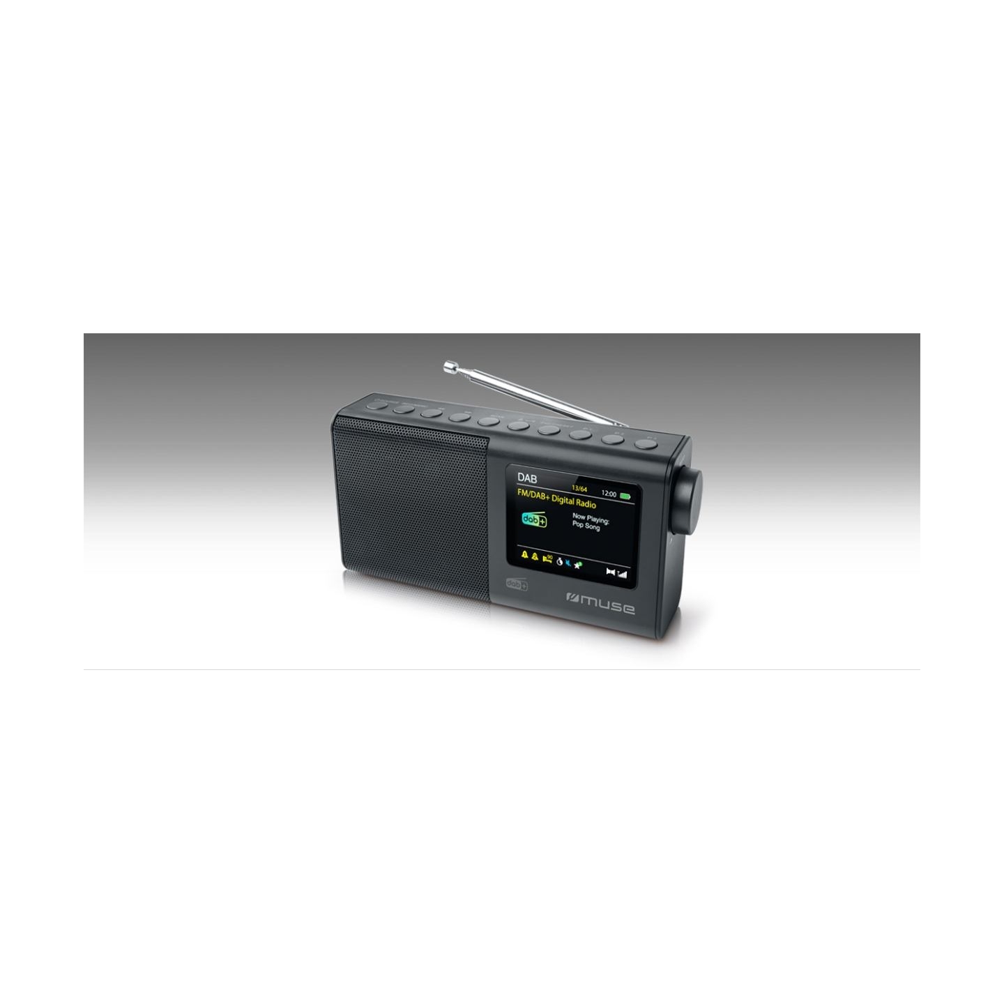Muse | Portable Radio | M-117 DB | AUX in | Black | Portable | FM, DAB/DAB+