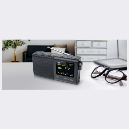 Muse | Portable Radio | M-117 DB | AUX in | Black | Portable | FM, DAB/DAB+