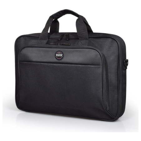 Port Designs | HANOI II Clamshell | Laptop case | Notebook | Black | Shoulder strap
