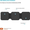 Fixed | Wireless Foldable Charger 3in1 Flex for Samsung | FIXFLE-SA-BK | Black