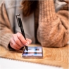 Fixed | Pen With Stylus and Stand | 3 in 1 | Pencil | Stylus for capacitive displays; Stand for phones and tablets | Black