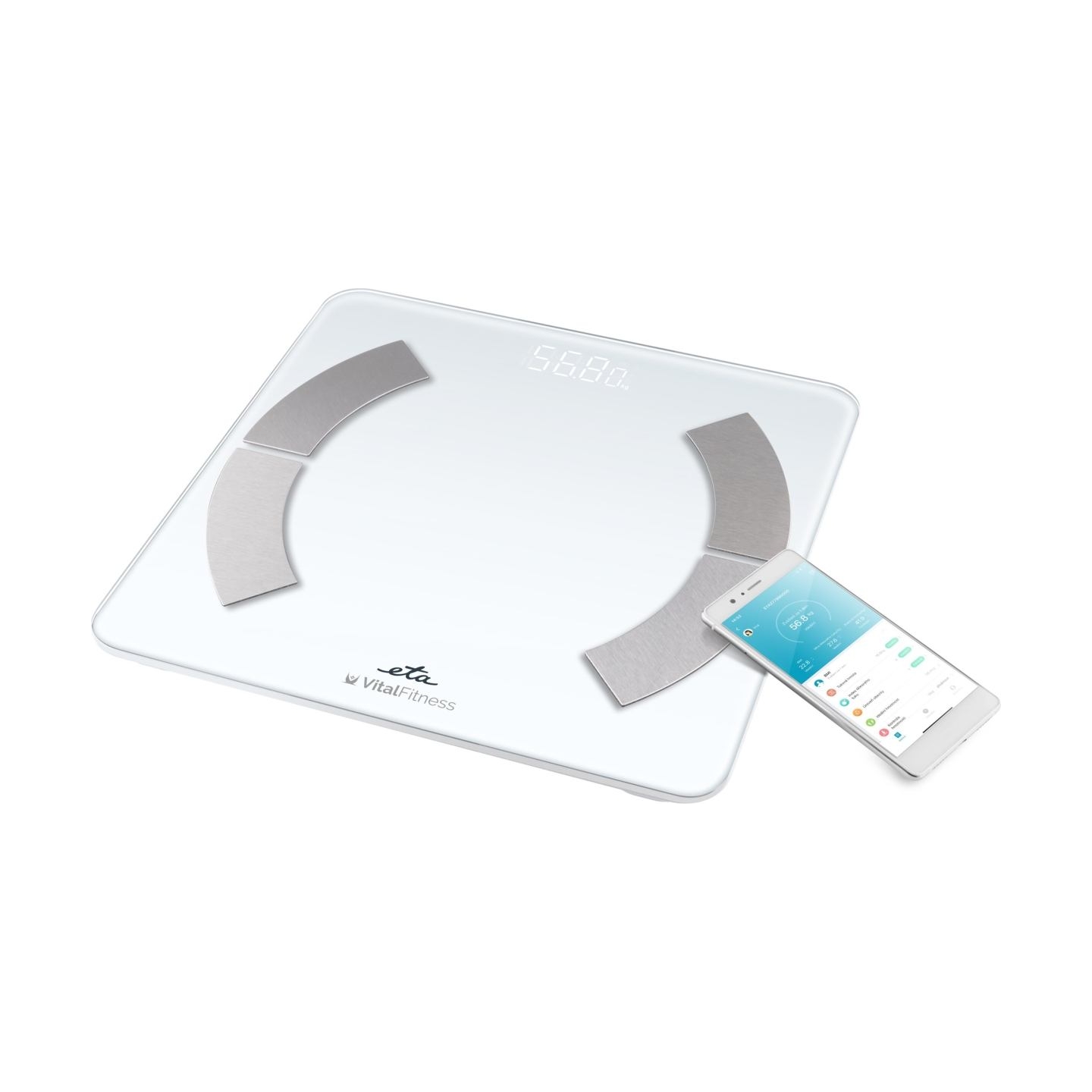 ETA Personal Scale | ETA277990000 Vital Fitness | Maximum weight (capacity) 180 kg | Accuracy 100 g | Body Mass Index (BMI) meas