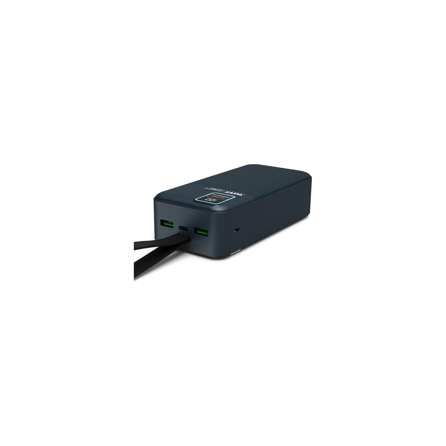 Port Connect External USB-C battery integrated lamp | 30000 mAh | Blue
