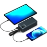 Port Connect External USB-C battery integrated lamp | 30000 mAh | Blue