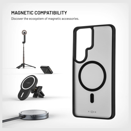 Fixed MagMisty | Back cover | Samsung | Galaxy S26 Ultra | Polycarbonate/TPU | Black
