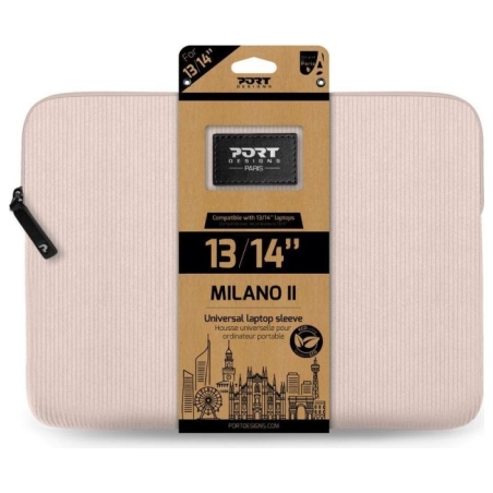 Port Designs MILANO II ECO SLEEVE 13/14 BLUSH PINK